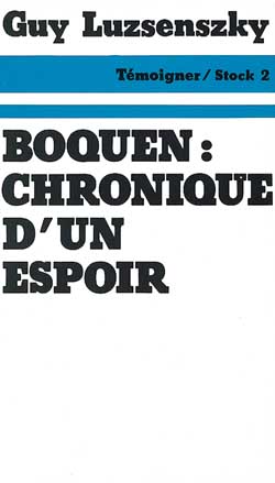 Couverture de Boquen : chronique d'un espoir
