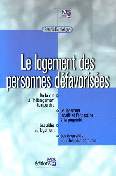 Logement des personnes défavorisées