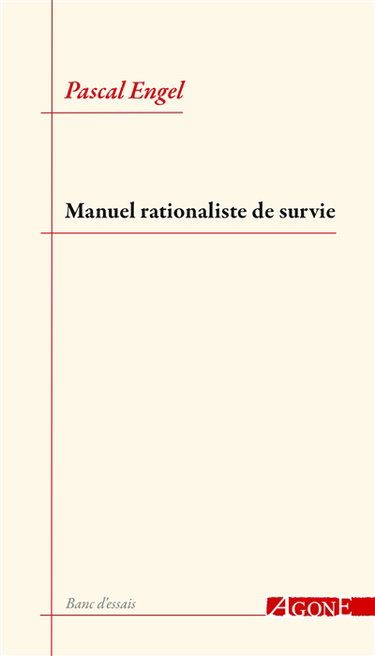 Couverture de Manuel rationaliste de survie