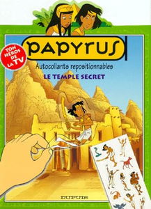 Papyrus : Le Temple Secret. Autocollants Repositionnables