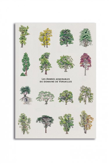 Couverture de Arbres admirables des jardins de Versailles