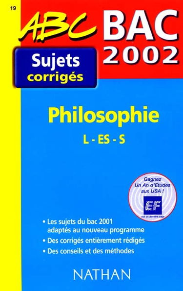 Philosophie L, ES, S
