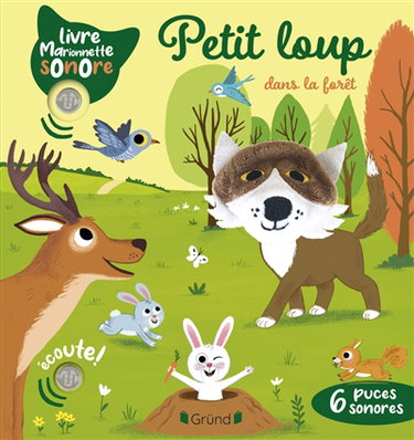Couverture de Petit loup dans la forêt par Emilie Collet