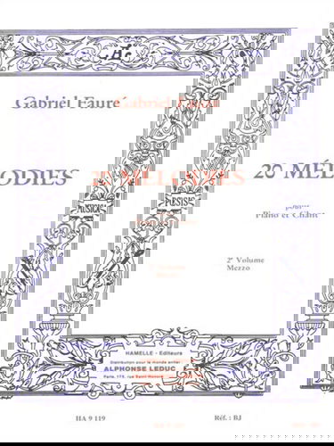 60 Mélodies en 3 Volumes - Volume 2 : 20 Mélodies mezzo soprano