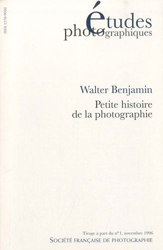 Etudes photographiques, N° 1, Novembre 1996 : Petite histoire de la photographie : Tiré à part