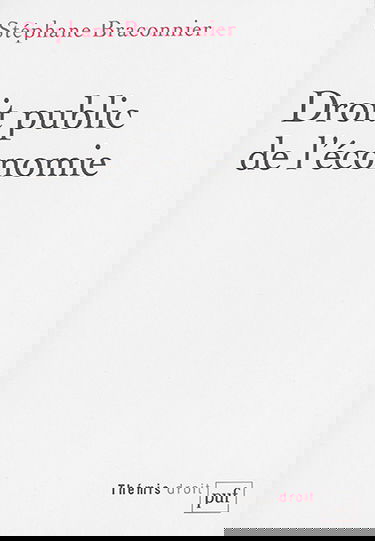 Droit public de l'économie