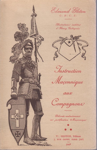 Couverture de Instruction Maçonnique aux Compagnons - Délivré exclusivement sur justification Maçonnique