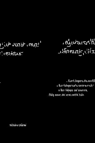 Aujourd'hui je vais mal, Demain j'irai mieux.