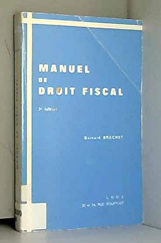 Manuel de droit fiscal