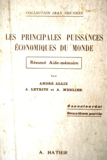 Géographie pour l'enseignement secondaire, Les principales puissances économiques du monde, philosophie et mathématiques