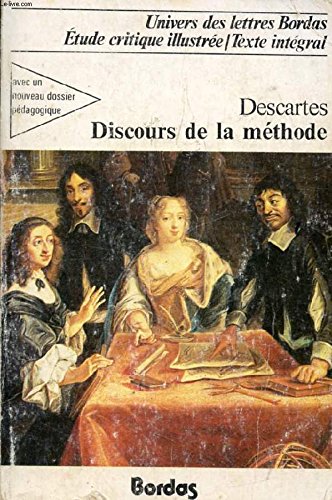 Couverture de DICOURS DE LA METHODE par Par J.-M. Fataud Descartes