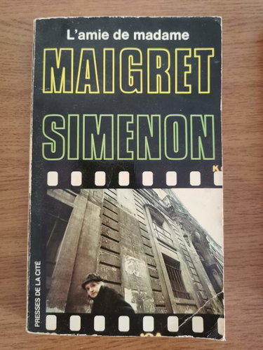 Couverture de L'Amie de madame Maigret par Georges Simenon