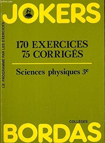 Sciences physiques, 3e