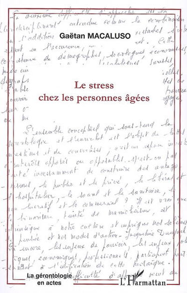 Le stress chez les personnes âgées