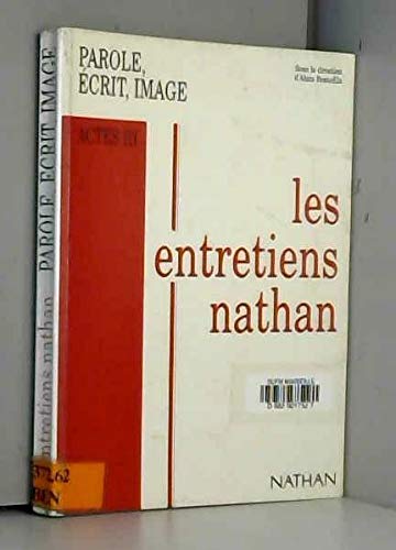 Parole, écrit, image