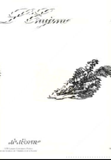 La Licorne, n° 64. Enigme