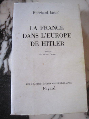 Couverture de LA FRANCE DANS L'EUROPE DE HITLER