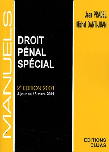Manuel de droit pénal spécial