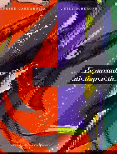 Le paradoxe du loup à la salopette rose et à la casquette jaune avec des petites lunettes rondes sur le nez