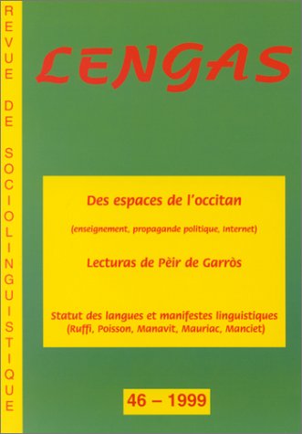 Lengas, tome 46 : Des espaces de l'occitan, Lecturas de Pèir de Garros