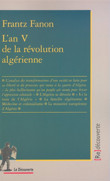 Couverture de L'an V de la révolution algérienne par Frantz Fanon