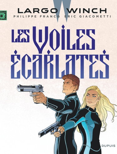 Couverture de Largo Winch Tome 22 - Les Voiles Ecarlates + ex libris signé par Francq (Edition limitée Fnac) par Eric Giacometti