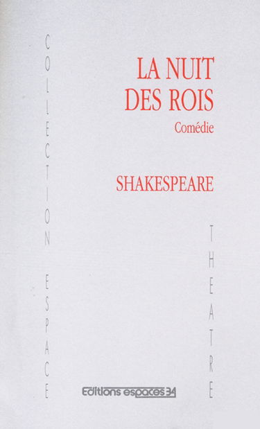 La nuit des rois : comédie