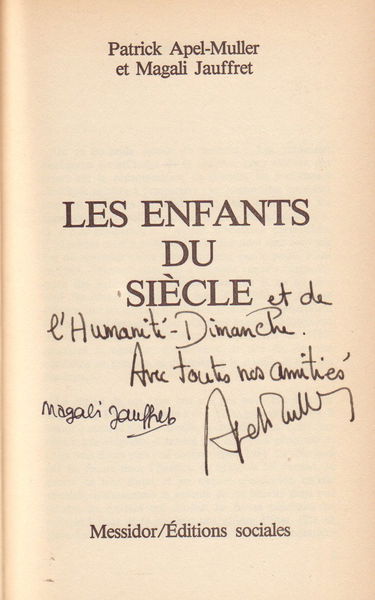 Enfants du siecle b 073193