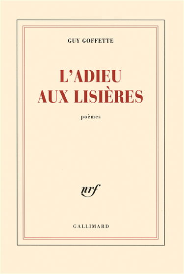 L'adieu aux lisières : poèmes