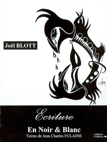 Ecriture en noir et blanc