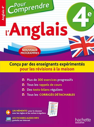 Pour comprendre l'anglais 4e : nouveaux programmes