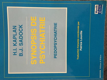 Couverture de Pedopsychiatrie (Synopsis de psychiatrie)