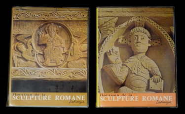 Couverture de Floraison de la sculpture romane. Vol. 1. Les Grandes découvertes