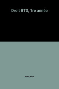 Droit : BTS, 1re année
