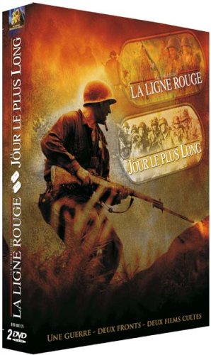 Couverture de Le Jour le plus long / La ligne rouge - Coffret 2 DVD