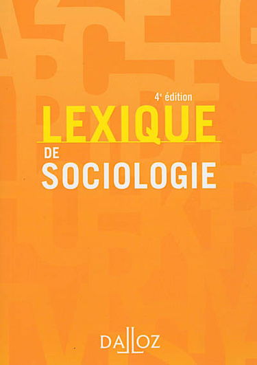 Lexique de sociologie