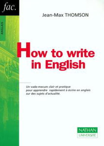 How to write in English