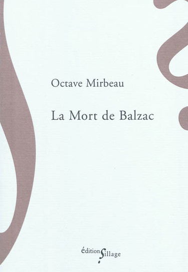 La mort de Balzac