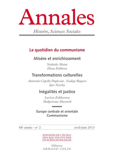 Annales, n° 2 (2013). Le quotidien du communisme