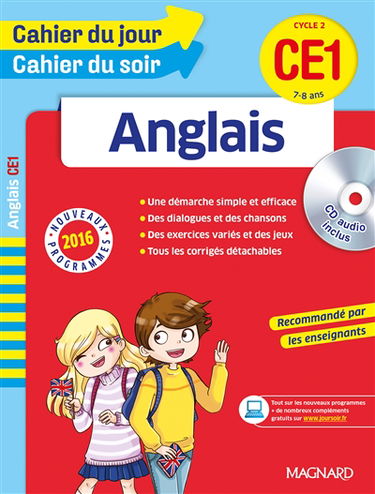 Anglais CE1, cycle 2, 7-8 ans : nouveaux programmes 2016