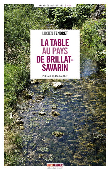 Couverture de La table au pays de Brillat-Savarin