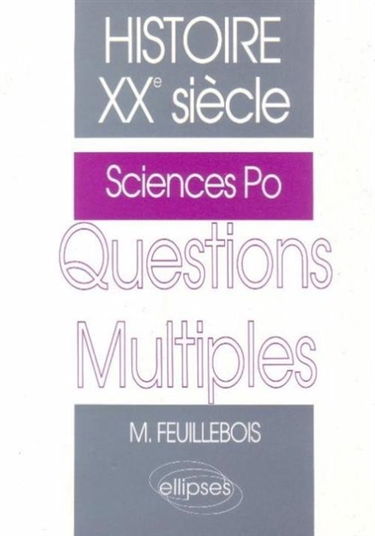 Histoire XXe siècle : questions multiples, Sciences-Po