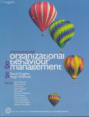Couverture de Introducing Organizational Behaviour and Management