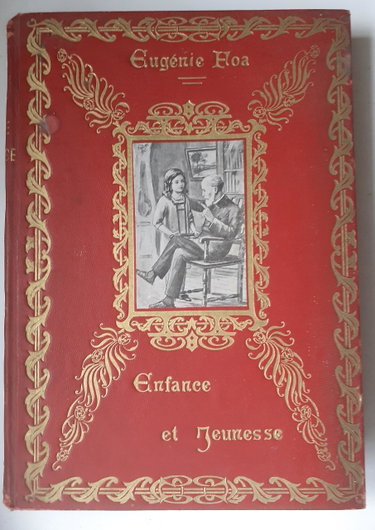 Couverture de ENFANCE ET JEUNESSE D'HOMMES ILLUSTRES - EXTRAIT DES CONTES HISTORIQUES.