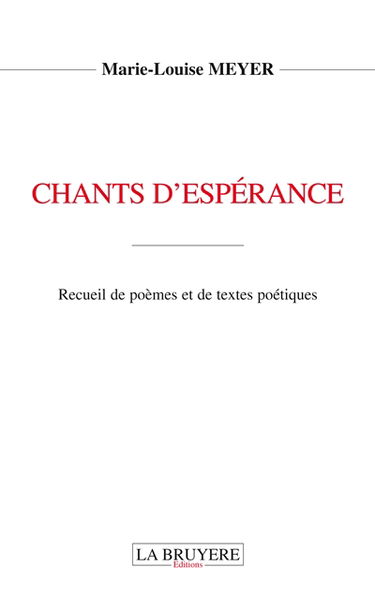 CHANTS D'ESPERANCE
