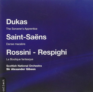 Couverture de Dukas : The Sorcerer's Apprentice / Saint Saëns : Danse Macabre / Rossini - Respigi La Boutique Fantasque