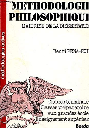 Méthodologie philosophique : Maitrise de la dissertation