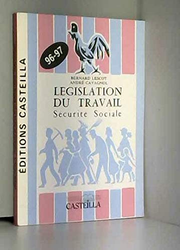 Législation du travail Sécurité sociale 1996-1997