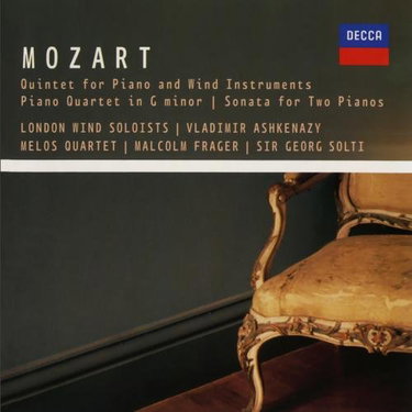 Couverture de Quintet for Piano and Wind etc.(Quintetto E Strumenti a Fiato-Quartetto Con Pianoforte N.1-Sonata per Due Pianoforti) [Import]