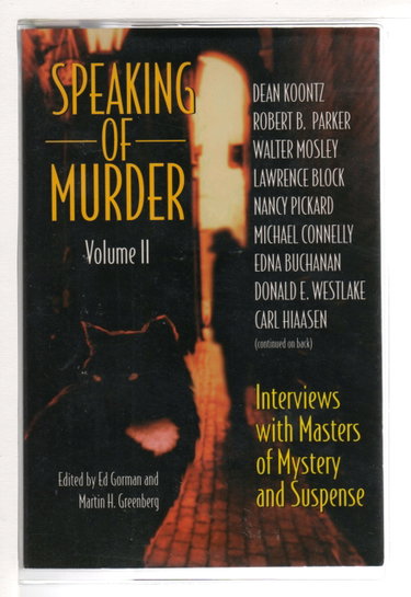 Couverture de Speaking of Murder Volume II: Interviews With the Masters of Mystery and Suspense